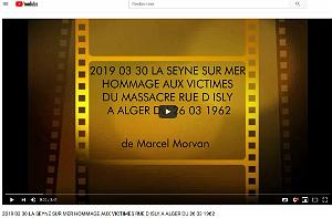VIDEO 2019 03 30 LA SEYNE SUR MER HOMMAGE AUX VICTIMES DU MASSACRE RUE D ISLY 